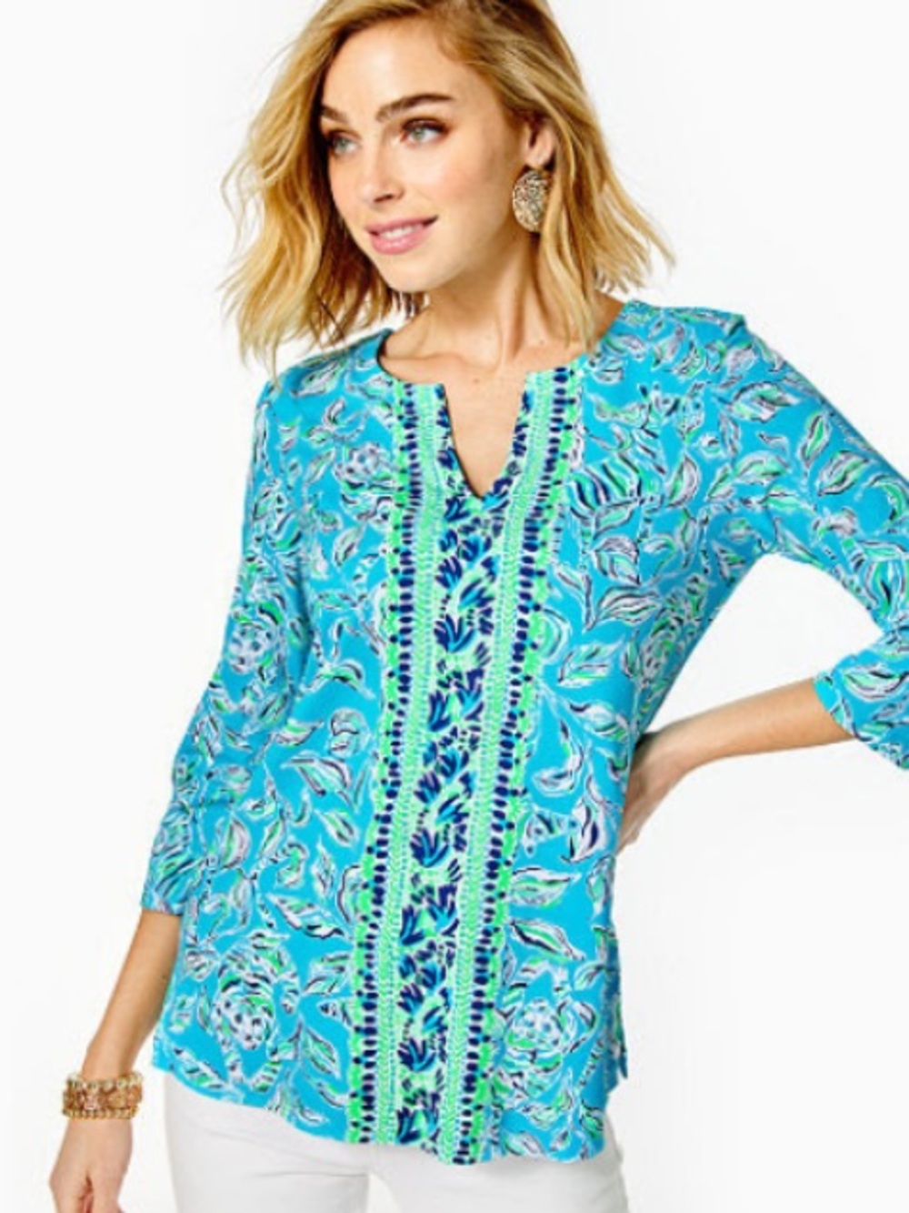 Lilly Pulitzer UPF 50+ ChillyLilly Karina Tunic Top